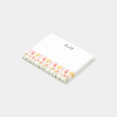 夏エレガント花チューリップピンク赤と黄色 ポストイット (アングル)