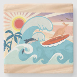 夏オーストラリア ストーンコースター