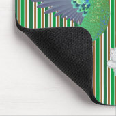 夏カスタマイズにハミングする鳥 マウスパッド (コーナー)