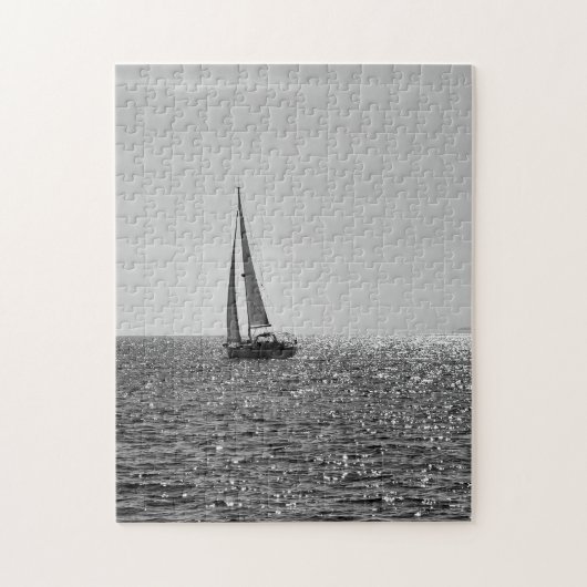 夏カッコいいの帆船の写真 ジグソーパズル (縦)