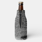 夏カッコいいの帆船の写真 ボトルクーラー (ボトル裏面)