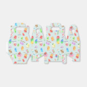 夏カッコいいアイスクリーム、ポップス、冷たい飲み物 フェイバーボックス (折り畳みなし)