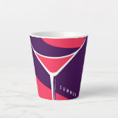 夏カラフルが過ぎる カフェラテマグ (正面)