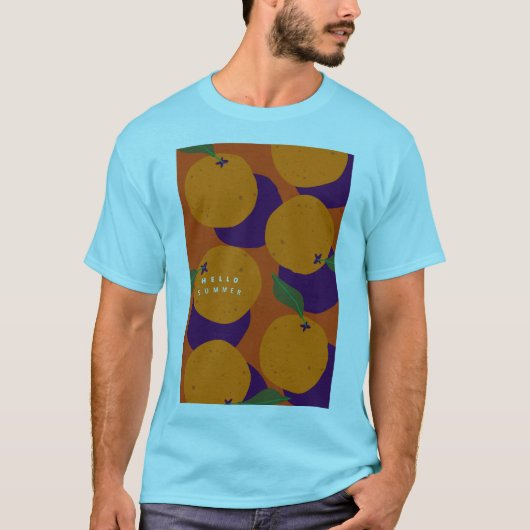 夏カラフルが過ぎる Tシャツ (正面)