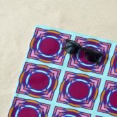 夏カラフルのおもしろい ビーチタオル (インサイチュ)