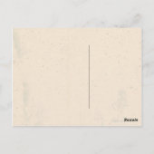 夏カラフルのストライプハガキ ポストカード (裏面)