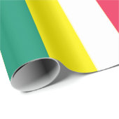 夏カラフルのストライプ ラッピングペーパー (ロールコーナー)