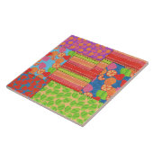 夏カラフルのフェイク果実の継ぎ目 タイル (側面)