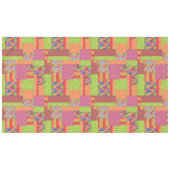 夏カラフルのフェイク果実の継ぎ目 テーブルクロス (正面(横))