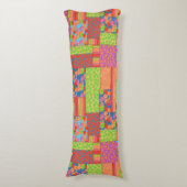 夏カラフルのフェイク果実の継ぎ目 ボディピロー (正面縦)