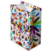 夏カラフルのヴィンテージヨガ ミディアムペーパーバッグ (裏面アングル)