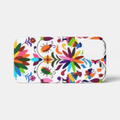 夏カラフルのヴィンテージヨガ iPhoneケース (裏面横)