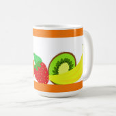 夏カラフルの新果物 コーヒーマグカップ (正面右)