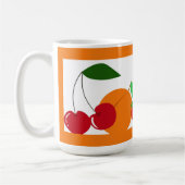 夏カラフルの新果物 コーヒーマグカップ (左)
