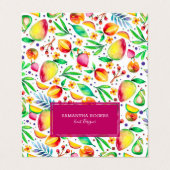 夏カラフルの果実 名刺 (外部フラット)