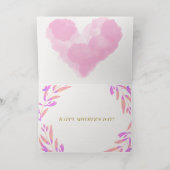 夏カラフルの花母の日 箔シーズンカード (内側レイダウン)