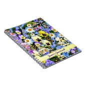 夏カラフルの花 ノートブック (右側)