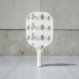 夏カラフルの野草模様 ピックルボールラケット