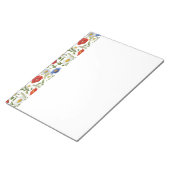 夏カラフルの野草 ノートパッド (アングル)