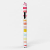 夏カラフルストライプのパステルモダン Case-Mate iPhoneケース (裏面/右)