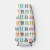 夏カラフルビーチパーティービーチサンダルボトルクール ボトルクーラー (正面)