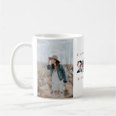 夏カラフルフローラ卒業写真 コーヒーマグカップ (左)