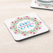 夏カラフル国の花 コースター (左側)