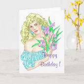 夏カラフル歌 カード (黄色い花)