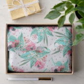 夏カラフル花ティッシュペーパー 薄葉紙 (ギフト)