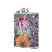 夏カラフル花園パーソナライズされた フラスク (左)
