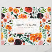 夏カラフル花柄サービス一覧 チラシ (裏面)