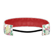 夏カラフル花模様 アスレチックヘッドバンド (裏面)