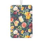 夏カラフル花模様 カーエアーフレッシュナー (裏面)