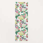 夏カラフル花模様 ヨガマット (正面)