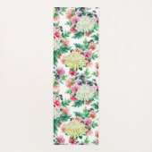 夏カラフル花模様 ヨガマット (裏面)