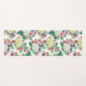 夏カラフル花模様 ヨガマット (正面(横))