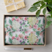 夏カラフル花模様 薄葉紙 (ギフト)