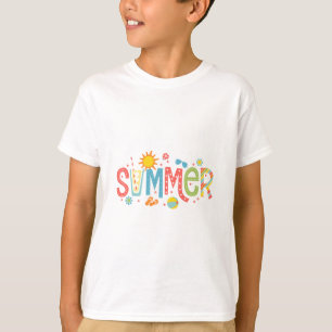夏カラフルTシャツ Tシャツ