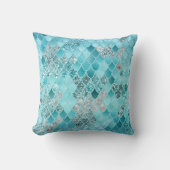 夏カリブの人魚はかりで測1 クッション (正面)