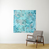 夏カリブの人魚はかりで測1 タペストリー (インサイチュ(横))