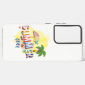 夏クールの電話代 SAMSUNG GALAXYケース (左側面)