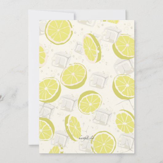 夏クール招待状 招待状 (裏面)