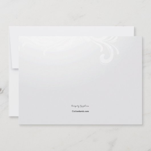 夏クール招待状 招待状 (裏面)