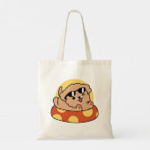 夏クール犬フローティング – かわいい子犬プールパーティー トートバッグ (裏面)