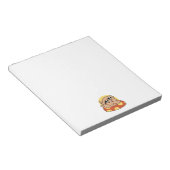 夏クール犬フローティング – かわいい子犬プールパーティー ノートパッド (アングル)