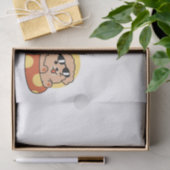 夏クール犬フローティング – かわいい子犬プールパーティー 薄葉紙 (ギフト)