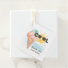 夏クール |熱帯ビーチアイスクリーム フェイバータグ