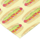 夏コックアウトピクニックメイン赤いスナッパーホットドッグ私 テーブルクロス (アングル)