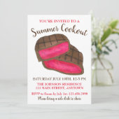 夏コックアウトピクニックレアステーキ焼き肉 招待状 (スタンド正面)