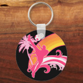 夏サッカー。 キーホルダー (正面)